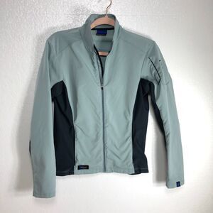 Irideon Womens Gray Riding Stretch Jacket Windbreaker Size Small